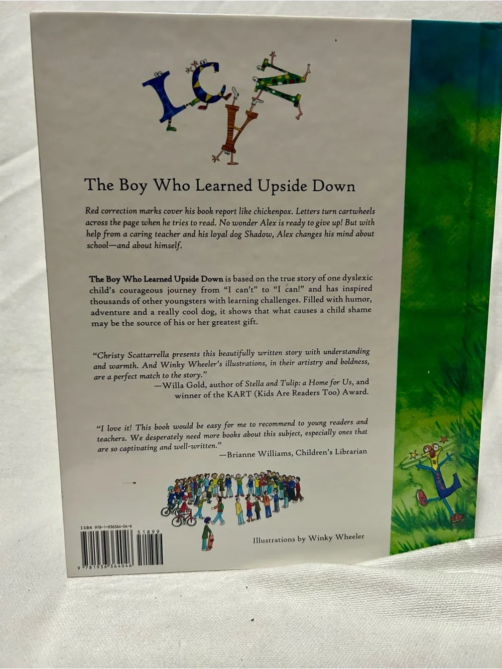 The Boy Who Learned Upside Down - Green Cover Kids Book